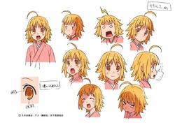 Joshiraku ‐ Character Sheets［Settei］