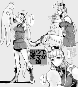 Horse-size horse girls (Uma Musume Pretty Derby)