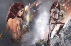 Red Sonja done by Various Artist