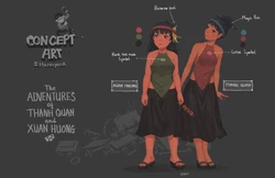 The adventures of Thanh Quan and Xuan Huong