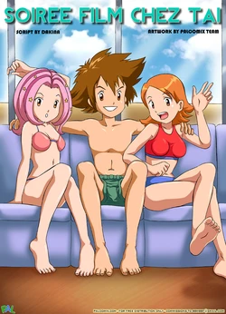 [Palcomix] Movie night at Tai's | Soirée film chez Tai/Taichi [French]