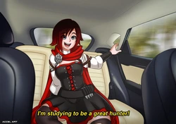 [Accel Art] Ruby Rose /RWBY /Waifu Taxi