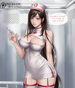 [Milkychu] Tifa x Cloud [English] [Decensored]