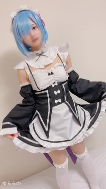 【ゆららch】リゼ○ レム コスプレハメ撮り