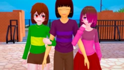 Undertale Chara and Bete Noire From Glitchtale (79299232)