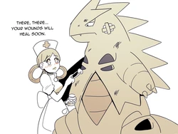 [Wolfrad] Nurse Joy x Tyranitar (Pokemon)