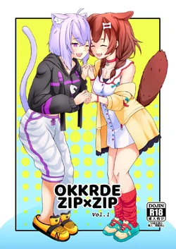 [Usaginiku Hanten (Usagi Gyouza)] OKKRdeZIPZIP! Vol.1 (Inugami Korone, Nekomata Okayu) [Spanish] [CLDE] [Digital]