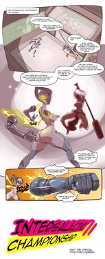 Intergalactic comic 1 - The princess [Tentacle monster chu]