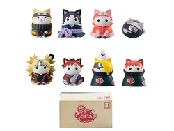 Naruto Nyaruto! Dawn Battle Rush Box of 8 Figures (With Gift) [bigbadtoystore.com]