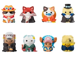 One Piece Mega Cat Project NyanPieceNyan! Vol.1 "I'm Gonna be King of Paw-rates!!" Box of 8 Figures [bigbadtoystore.com]