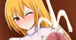 [Mameneko] Kinpatsu Nāsu to Futanari Musume no Junyū Dekoki ❤ ️