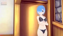 Rem gonna help you clean your back ｀;:゛;｀;･(°ε° )