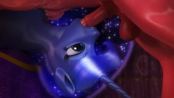 [Clopician] Big Mac x Luna Deepthroat (My Little Pony)