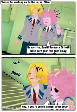 (MegaloRun MHA: Denki and Mina's Swap (Boku no hero academia)