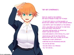 [Amagasa Higasa] Kaisha de Yatara Natsuite kuru Kouhai - 8/21/2021 | An overly attached girl, junior in the company - 8/21/2021 [English] [Kurokagehen]