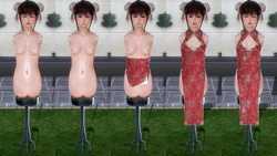 [takonomi] - [Pixiv] チャイナドレスのだるまさん (穿旗袍的截肢者)