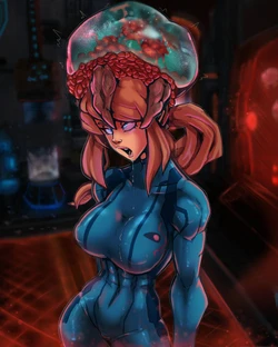 [Reliusmax] Samus Aran and a Metroid (Metroid)