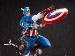 Marvel Comics Captain America Fine Art Statue [bigbadtoystore.com]