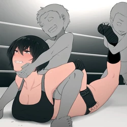 [Kemuri Haku] ProWres Waza o Kakerarete Kizetsu Suru Onee-san