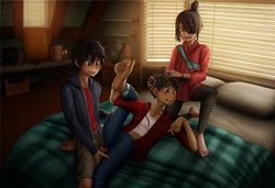 [LQ5T] Commission - Hiro, Miguel, Kubo