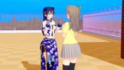 [U315] Umi-chan no Shirarezaru No-Pan Reherasal (Love Live!)