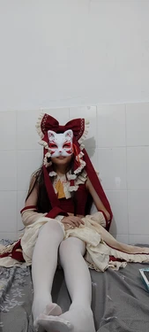 my qq group friend cosplay reimu hakurei （crossdressing）