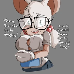 [inuyuru] Big-Tittied Nerd Rouge (Sonic the Hedgehog) [Ongoing?]