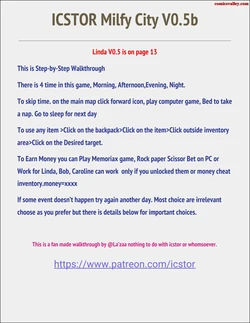 Milfy City Walkthrough [ICSTOR]