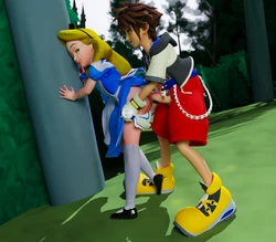 [Master of Cake] Alice and Sora (Kingdom Hearts)
