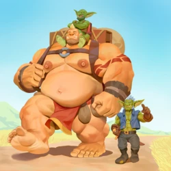 [ZoroJ] Ogre and Goblin Brothers Having Fun