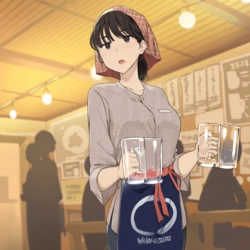 [Wakamatsu] Beit-chuu Ookii Koe Dasu no ga Nigate na Onnanoko [Textless]