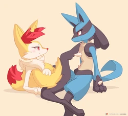 [Ancesra] Braixen Lucario