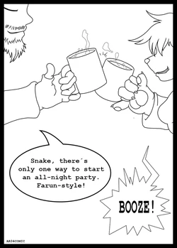 dktorzi - Farun Party (Inked & Sketch) + Extras