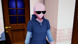 [朝露美] Female neighbor of "Hollow Man"