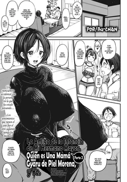 [Bu-chan] Ani no Osananajimi Kuro Gal Mama to Otouto no Boku Kouhen | La Amiga de la Infancia de Mi Hermano Mayor, Quien es Una Mamá Gyaru de Piel Morena, y Yo. Parte 3 (ANGEL Club 2020-11) [Spanish] [Hellsin] [Digital]