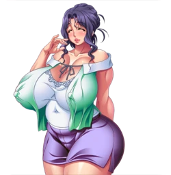 Nanako [Milksoft] Kasshoku Bakunyuu x Pocchari Jukujo Sou ~Otonari-san to Ooya-san ga Erosugite~