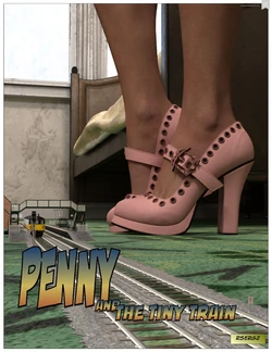 Penny and the tiny train