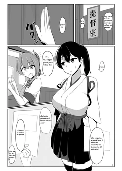 [Kazu Ryuu] Kuubo Kaga wa Midara ni Somaru (Kantai Collection -KanColle-) [Spanish]