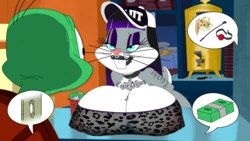 Goth Bimbo Bugs Bunny ARTIST monkeymanbond