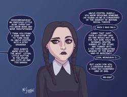 [MrScrambled] Happy Halloween with WEDNESDAY! (The Addams Family)