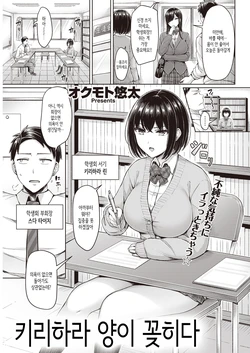 [Okumoto Yuuta] Kirihara-san ga Sasaru | 키리하라 양이 꽂히다 (COMIC Kairakuten 2022-01) [Korean] [Digital]