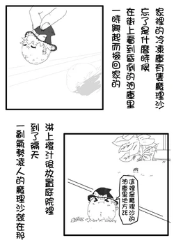(ゆっくり) [白詰] (虐) 庭院的魔裡沙  (Chinese)