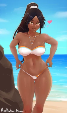 [Aestheticc-Meme] Beach Yoruichi (Bleach)
