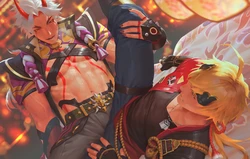 [Penguin Frontier] Arataki Itto x Thoma (Genshin Impact)