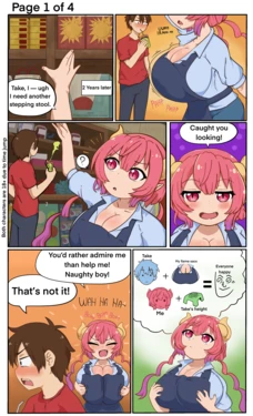 [Tabneto] Ilulu and Take Body Swap (Kobayashi-san-chi no Maid Dragon)