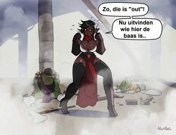 Lewdua -The evil witch (Dutch)