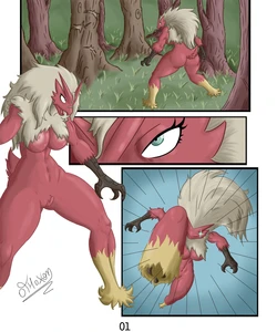 [Othoxon] Blaziken attacked by angry bees (Pokemon) [WIP]