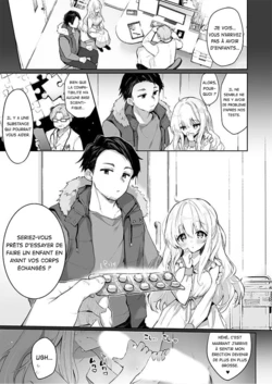 [Kurimoti Tiduru] Irekawari Fuufu Gyakuten! Tanetsuke Sex | Body Swapped Husband and Wife Baby-Making Sex! [French] [La sainte perv']