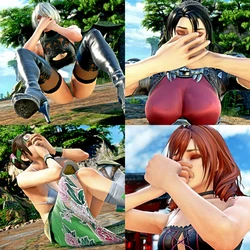 [HypnoticRyona] Soulcalibur Girls vs Poison Mist