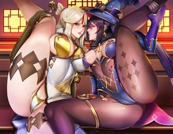 [BADCOMPZERO] MonaXNingguang (Genshin Impact) [Decensored]